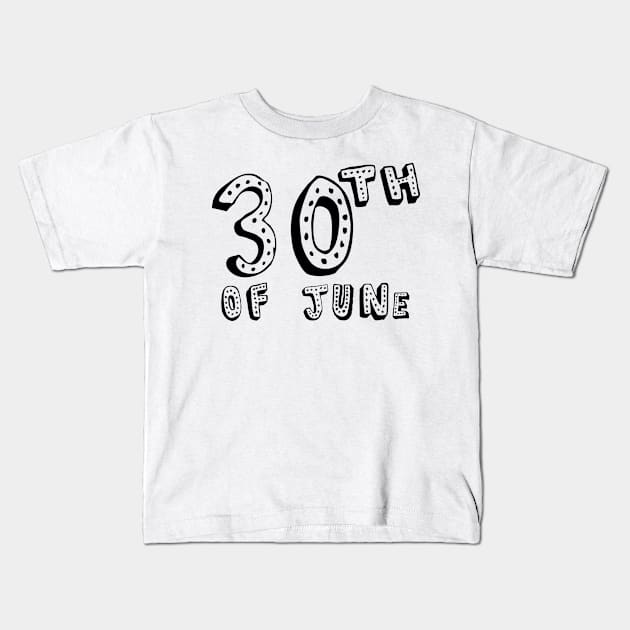 June Kids T-Shirt by IBMClothing